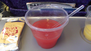 Singapore Sling on Singapore Airlines - Economy class
