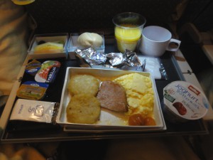 Breakfast on SQ325 - January 2012